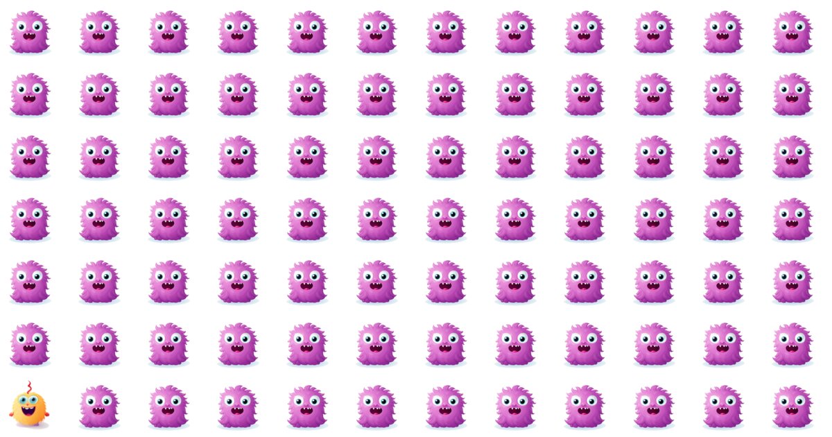 Only High IQs Can Spot The Odd One Out In 8 Seconds! Want To Try?