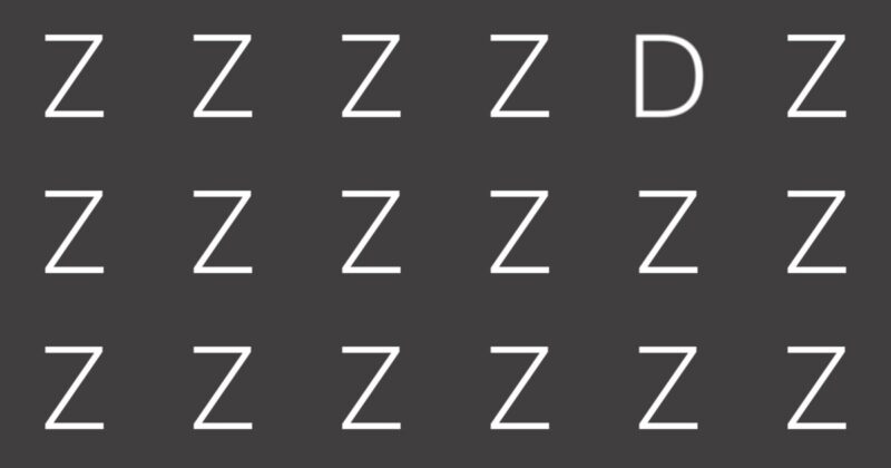 Spot The Odd Character In Less Than 10 Seconds!