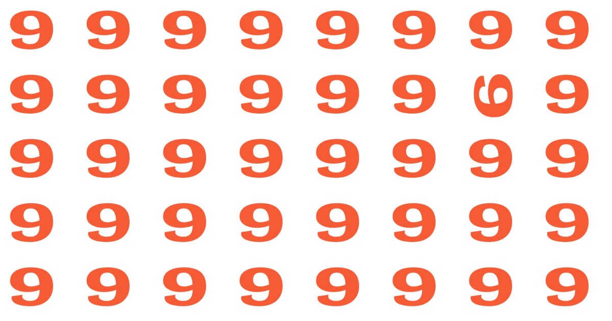 Find The Odd Character Quiz – Impossible, Forget It