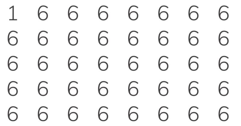 Find The Odd Character – Only Puzzle Masters Will Pass!