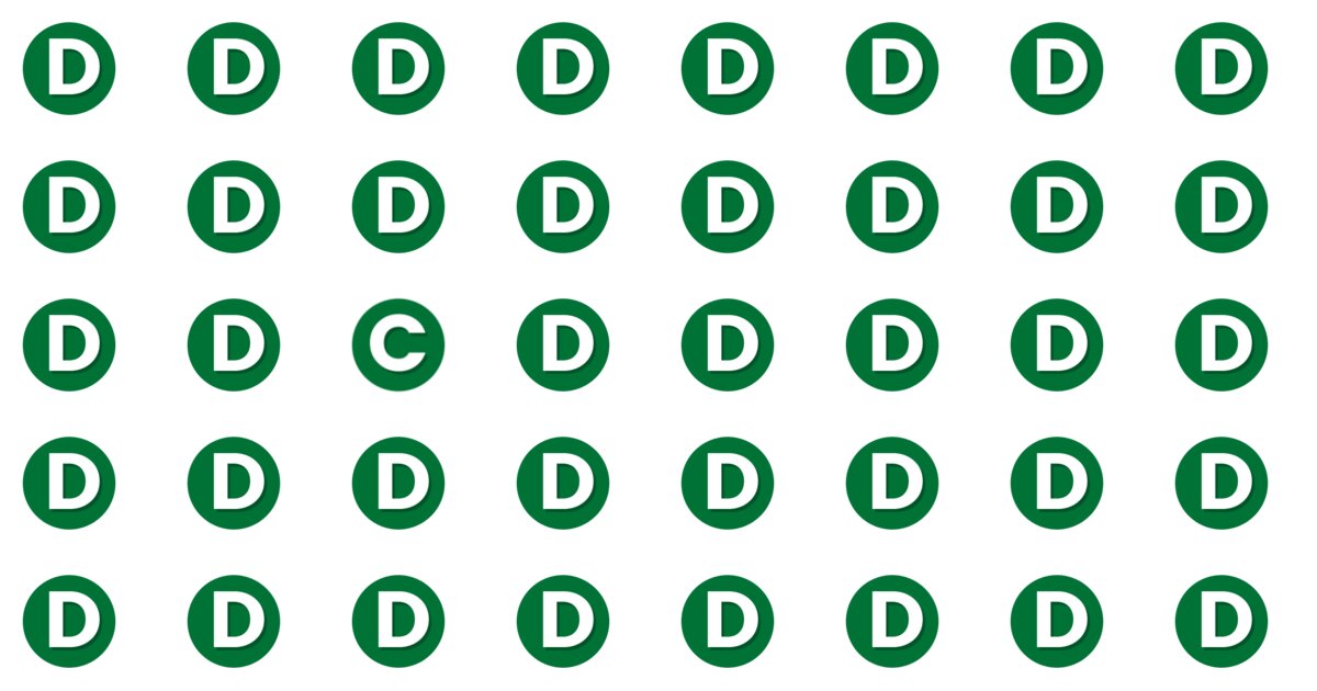 If You Can Pass This Tricky Odd One Out Visual Test In 30 Seconds, You Have Unique Eyesight