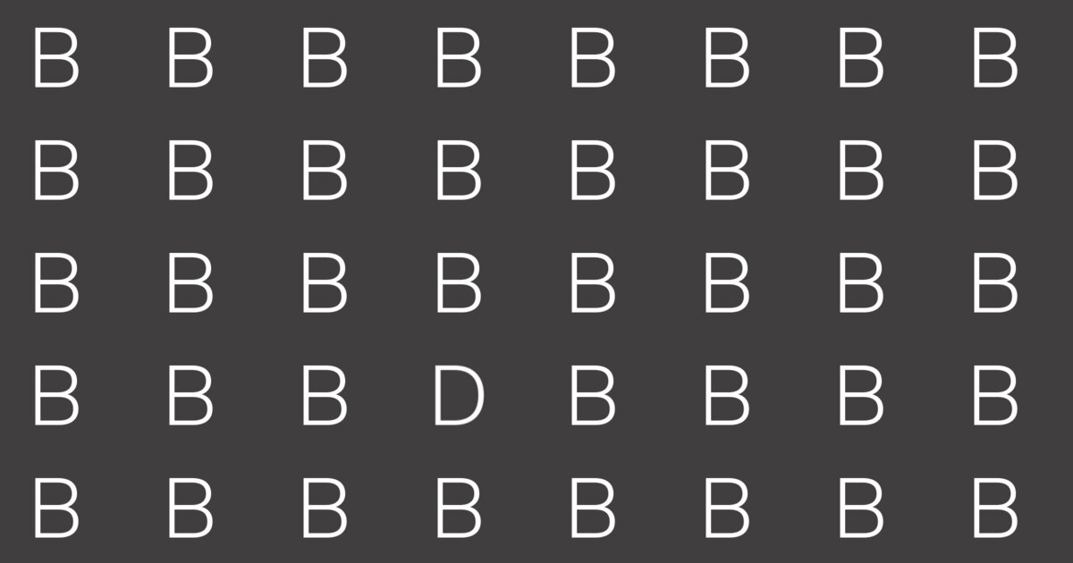Find The Odd Character – It’s A Real Brain Teaser!